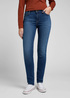 Damskie Spodnie Dzinsowe Lee Elly Mid Town Blue - L305VDE06