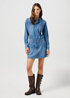Sukienka Dzinsowa Wrangler Long Sleeve Dress Ultra Marine - 112362610