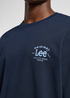 Mska Bluza Lee Crew Sweatshirt Rivet Navy - 112364562