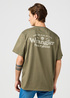 Meski T Shirt Wrangler Graphic Tee Dusty Olive - 112362368