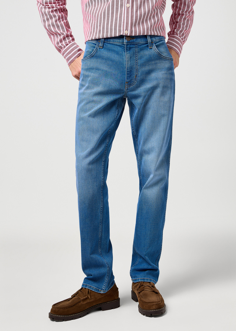 Meskie Spodnie Dzinsowe Wrangler Greensboro Mosaic - 112362335