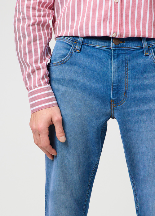 Meskie Spodnie Dzinsowe Wrangler Greensboro Mosaic - 112362335