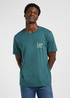 Mski T Shirt Lee Subtle Logo Tee Evergreen - 112365457