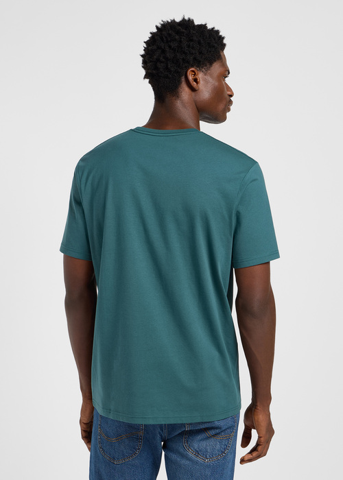 Mski T Shirt Lee Subtle Logo Tee Evergreen - 112365457