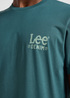 Mski T Shirt Lee Subtle Logo Tee Evergreen - 112365457
