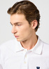Meska Koszulka Polo Wrangler Polo Shirt White - 112362386