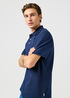 Meska Koszulka Polo Wrangler Polo Shirt Black Iris - 112362388