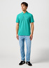 Meska Koszulka Polo Wrangler Polo Shirt Porcelain Green - 112362390