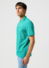 Meska Koszulka Polo Wrangler Polo Shirt Porcelain Green - 112362390
