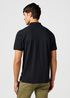 Meska Koszulka Polo Wrangler Polo Shirt Black - 112365465