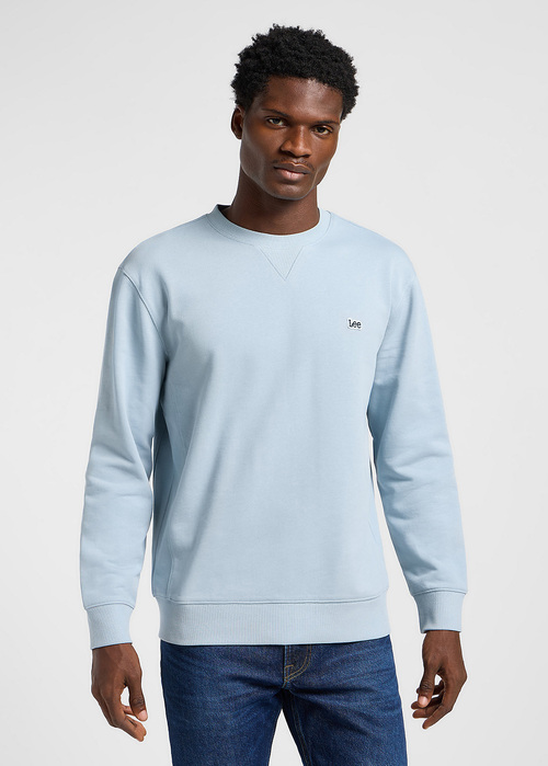 Lee Patch Crew Sweatshirt - Concrete Gray 112363879