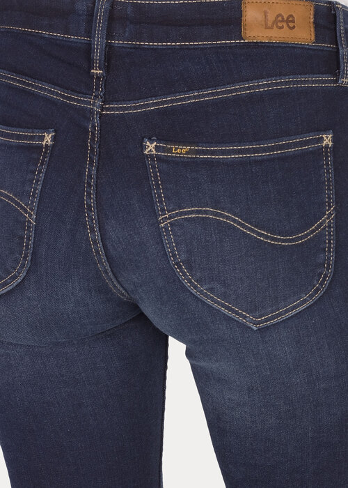 Damskie Spodnie Dzinsowe Lee Scarlett Night Porter - L526GCIU