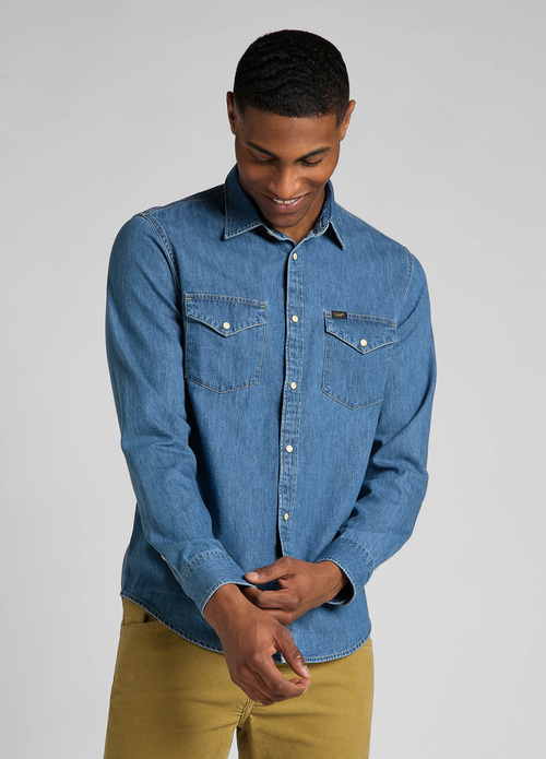 Lee Regular Shirt - Washed Blue
 L69HKXLR L69HKXLR 112320163