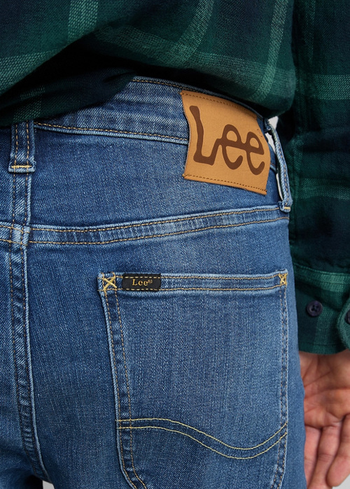 Meskie Spodnie Dzinsowe Lee Malone Mid Worn Martha - L736QDTO