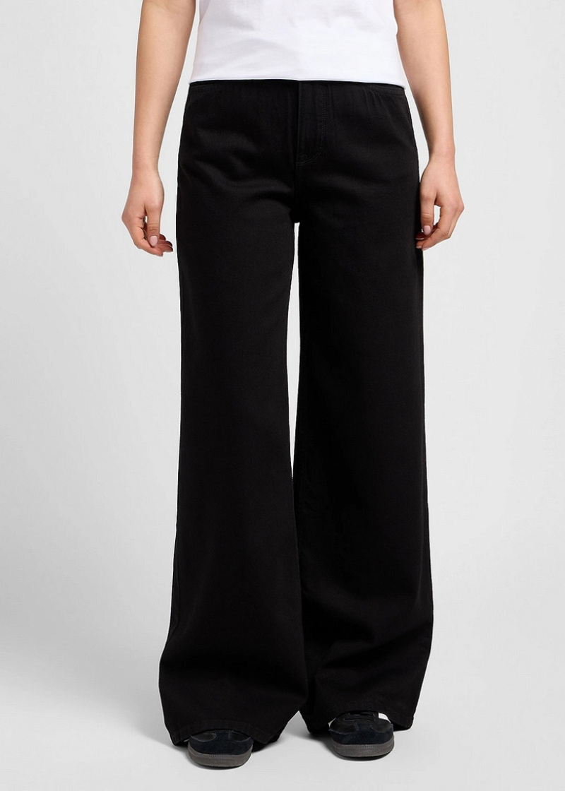 Damskie Spodnie Dinsowe Lee Stella A Line Clean Black - L31SWBD60