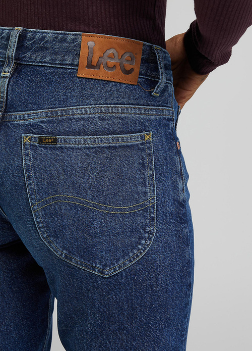 Damskie Spodnie Dzinsowe Lee Rider Indigo Revival - L34XHGE81