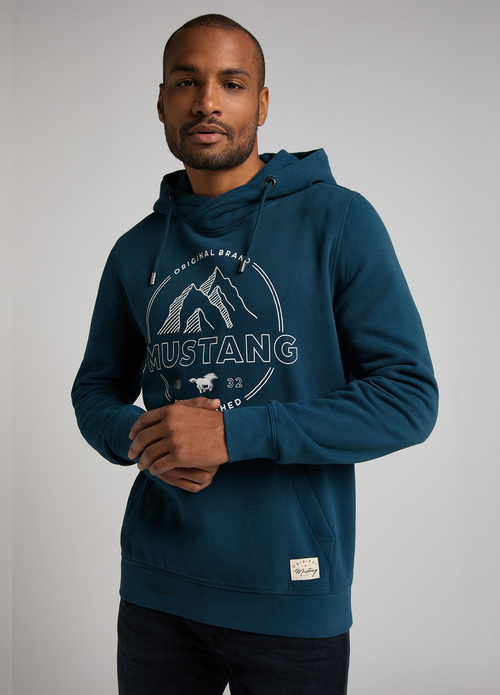 Mustang Hoodie Logo SWS - Blue (5243) 1011853-5243