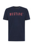 Meski T Shirt Mustang Alex C Logo Tee Blue Nights - 1013221-4085