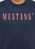 Meski T Shirt Mustang Alex C Logo Tee Blue Nights - 1013221-4085