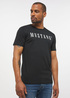 Meski T Shirt Mustang Alex C Logo Tee Black - 1013221-4142