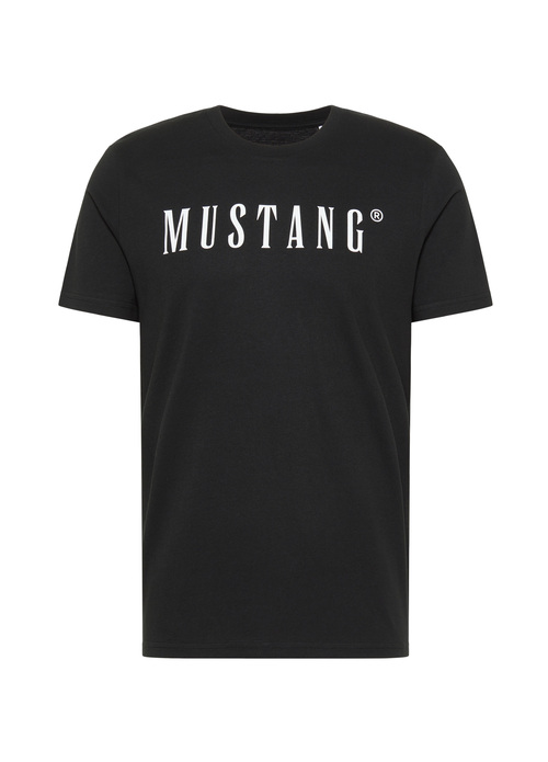 Meski T Shirt Mustang Alex C Logo Tee Black - 1013221-4142