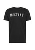 Meski T Shirt Mustang Alex C Logo Tee Black - 1013221-4142
