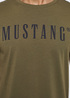 Meski T Shirt Mustang Alex C Logo Tee Burnt Olive - 1013221-6358