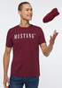 Mustang Alex C Logo Tee Zinfadel - 1013221-7184 Mustang Alex C Logo Tee Zinfadel - 1013221-7184