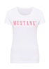 Damski T Shirt Mustang Alina C Logo Tee General White - 1013222-2045