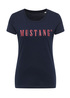Mustang Alina C Logo Tee Blue Nights - 1013222-4085 Mustang Alina C Logo Tee Blue Nights - 1013222-4085