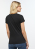 Damski T Shirt Mustang Alina C Logo Tee Black - 1013222-4142