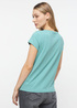 Mustang Alina C Logo Tee Mineral Blue - 1013222-6236 Mustang Alina C Logo Tee Mineral Blue - 1013222-6236