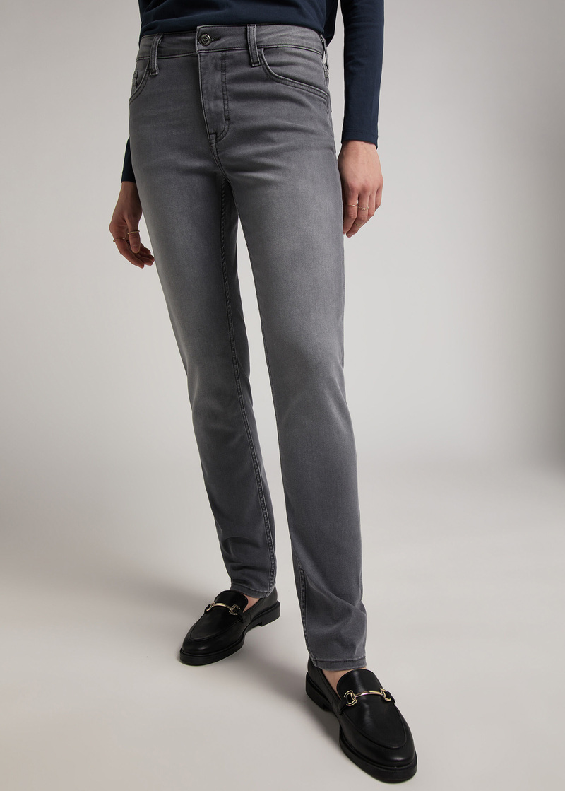 Damskie Spodnie Dzinsowe Mustang Rebecca Denim Black - 1011997-4000-601