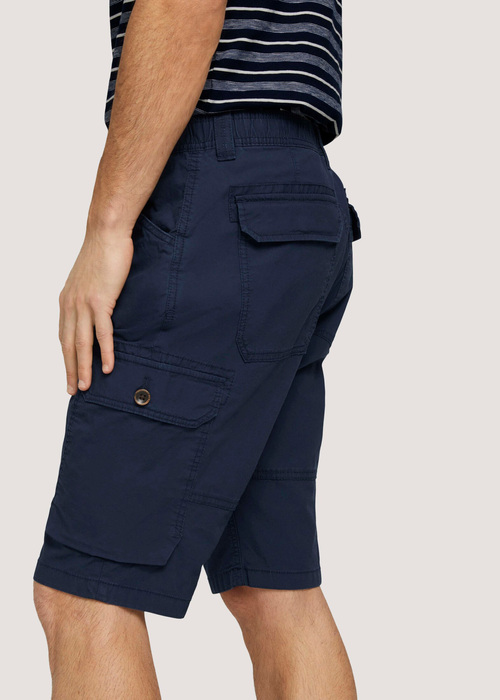 Tom Tailor Lightweight Cargo Shorts Sailor Blue - 1026090-10932