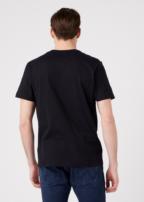 Meski T Shirt Wrangler 2 Pack Tee Black - W7G9DH100