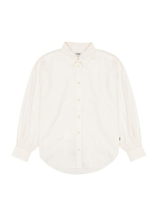 Damska Koszula Materialowa Wrangler Cool Girl Shirt Worn White - 112356731
