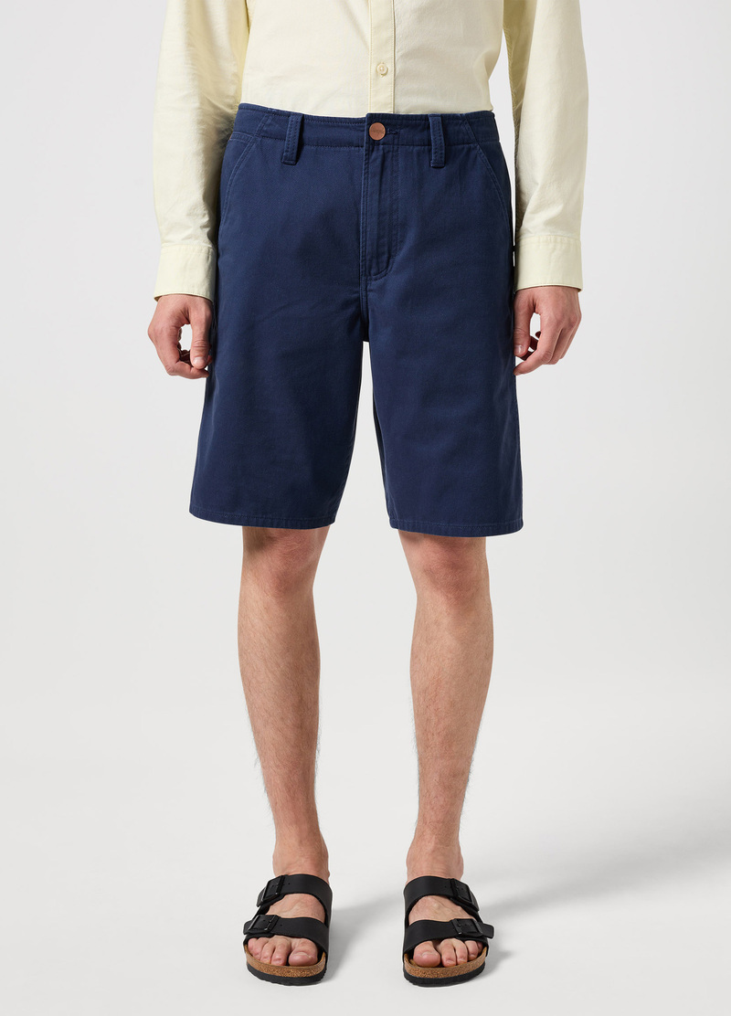 Meskie Szorty Materialowe Wrangler Casey Cargo Shorts Black Iris - 112350681