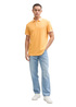 Meska Koszulka Polo Tom Tailor Piqu Polo Shirt With Stretch Peachy Orange - 1045629-37103
