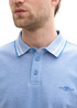 Meska Koszulka Polo Tom Tailor Piqu Polo Shirt With Stretch Sapphire Blue Two Tone Pique - 1045629-37705