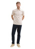 Meska Koszulka Polo Tom Tailor Piqu Polo Shirt With Stretch Light Cashew Beige Two Tone - 1045629-38207