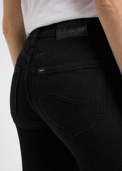 Damskie Spodnie Dzinsowe Lee Scarlett High Black - 112365072