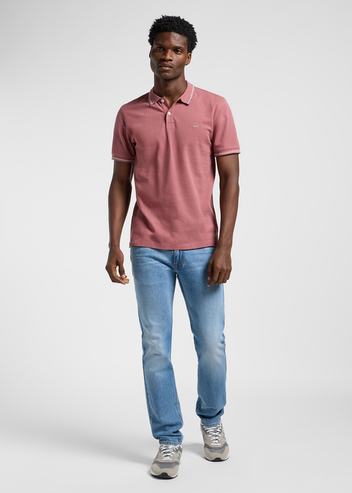 Meska Koszulka Polo Lee Pique Polo Henna - 112363661