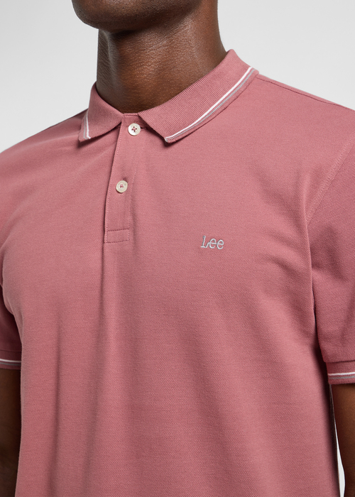 Meska Koszulka Polo Lee Pique Polo Henna - 112363661