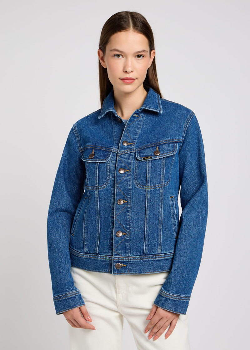 Damska Kurtka Dzinsowa Lee Rider Jacket Touch Of Midas - 112351136