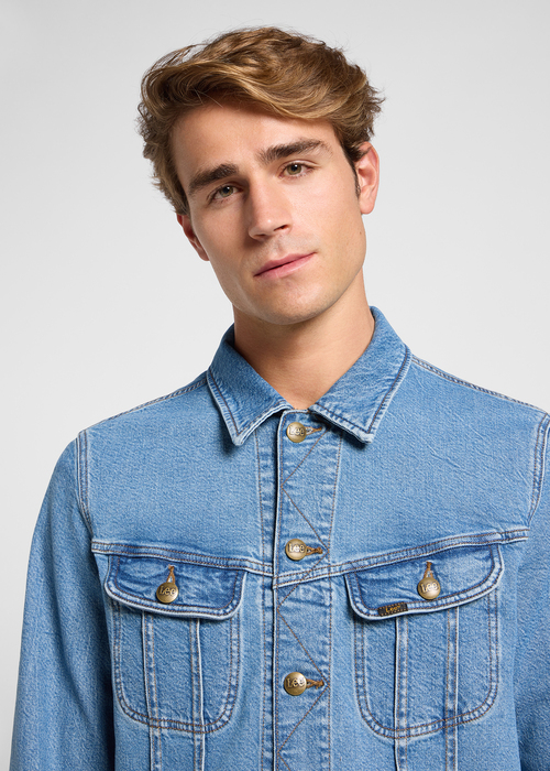 Meska Kurtka Dzinsowa Lee Rider Jacket Waterfalls - 112363663