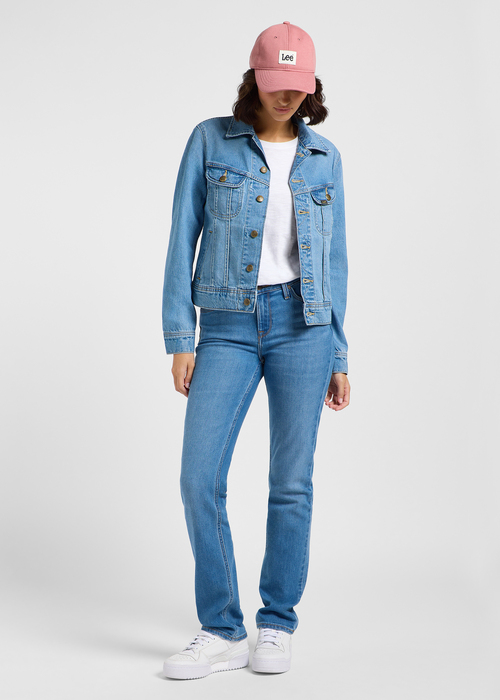 Damska Kurtka Dzinsowa Lee Rider Jacket Blending Out - 112364112