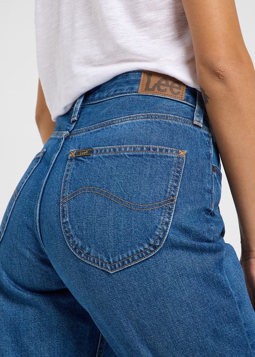 Damskie Spodnie Dzinsowe Lee Carol Indigo Gossip - 112363441