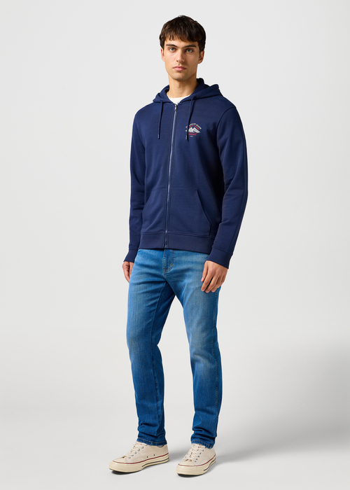 Meskie Spodnie Dzinsowe Wrangler River Mosaic - 112362543