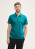 Meska Koszulka Polo Tom Tailor Basic Polo With Contrast Dark Bottle Green - 1031006-11037