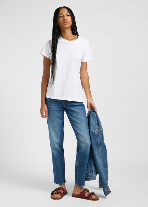 Damskie Spodnie Dzinsowe Lee Carol Higher Climb - 112365067